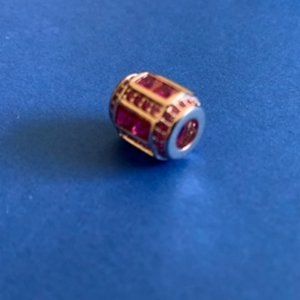 GNOCE Cylinder Stoned Charm